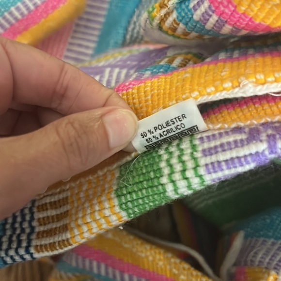 “Colorful snap sack- made in Mexico” - Picture 11 of 12